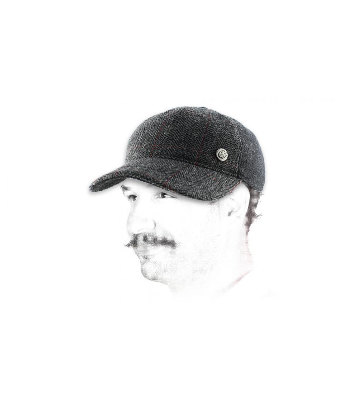 gorra de béisbol con orejera Baseball tapoa charcoal gorra de béisbol con orejera Baseball tapoa charcoal